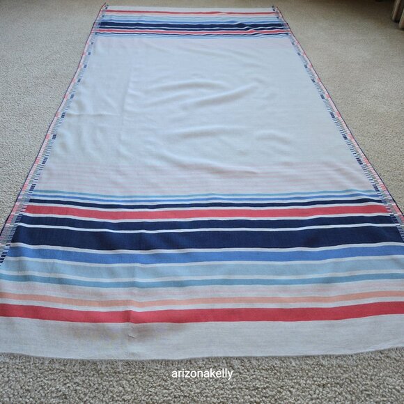 Inouitoosh Silk/Cotton Lightweight Striped Scarf Inoui Editions - Picture 7 of 10